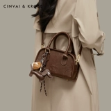 [Тот же стиль, что и у Чжао Чжаойи] Новая женская сумка через плечо для боулинга CinvaiKrose 2025 года