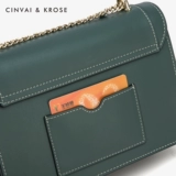 小c&k旗舰店包包女式新款2025百搭斜挎包女真皮单肩包通勤小方包