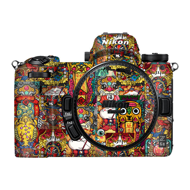 Applicable Nikon Z6 Z7 Z7 Z6II Z6II D850 Z50 Z5 Z50 protective film carbon fiber cartoon leaving no mark