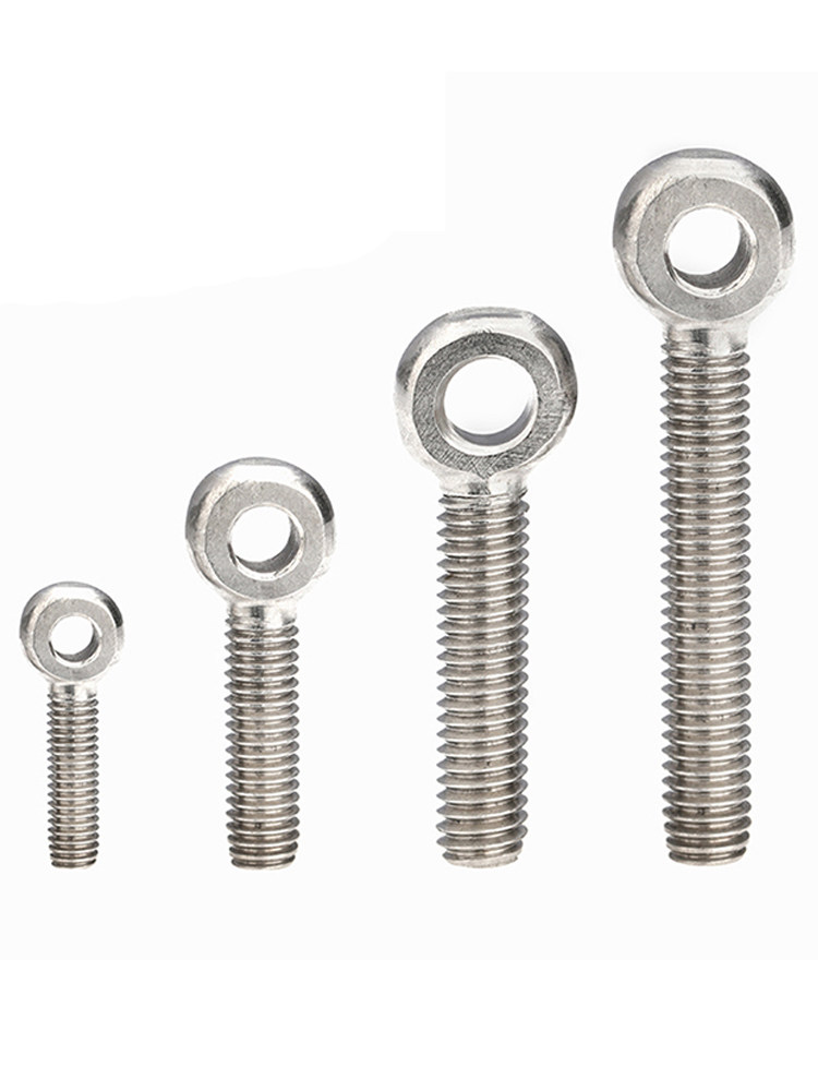 M12M14M16M18 304 stainless steel joint screw GB798 perforated sheep eye fish eye ring ring bolt