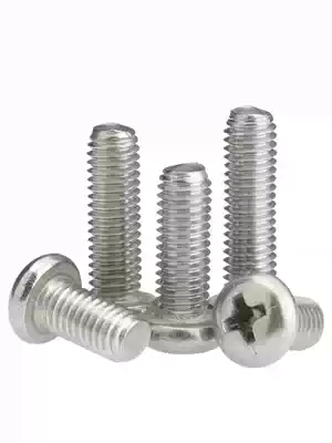M5M6M8M10 304 stainless steel PM round head type cross groove screw Machine tooth screw Pan head extended screw