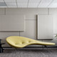 Italian design furniture special-shaped fiberglass pea sofa lobby model room creative curved lentil sofa