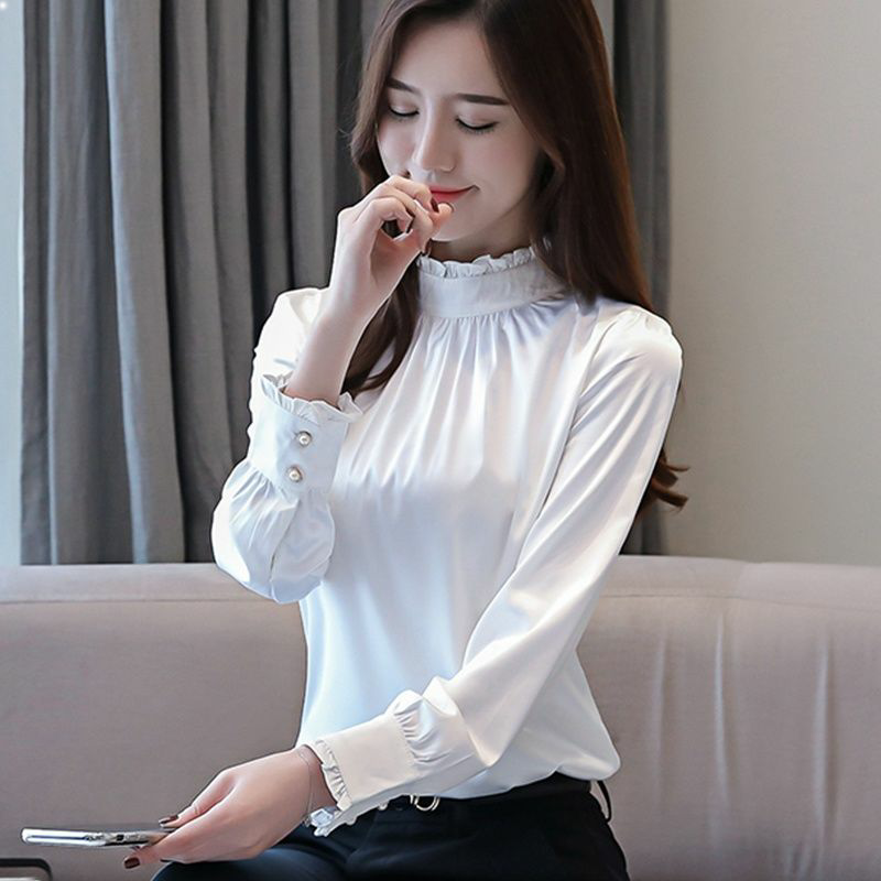 2024 Spring New Style Imitation Turtleneck Shirt for Women, Loose Fit, Plus Size, Slimming, Stand Collar, Long Sleeve Shirt, High-End Fashion Trend 2024 Spring New Style Imitation Turtleneck Shirt for Women, Loose Fit, Plus Size, Slimming, Stand Collar, Long Sleeve Shirt, High-End Fashion Trend