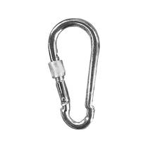 Stainless steel catch buckle Mountaineering buckle Insurance buckle 6 8 Number 8 10 10 spring buttoned rope clasp Safety buckle