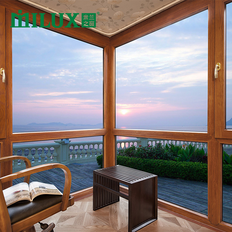 Milan Windows Gutmann85 System Aluminum Clad Wood Windows Broken Bridge Aluminum Customised Mounting Pine Wood Windows 10 Square Meters