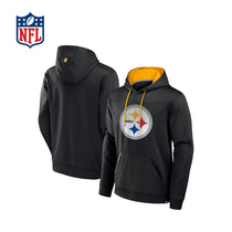 Pittsburgh Steelers Defender Dotted Primary Color Fleece Hoodie - Mens