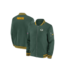 NFL Green Bay Packers SidelineCoachBomber Jacket - Mens