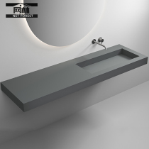 Hotel Washroom Washout Terrace Basin Home Bathroom integrated washstand Wash Terrace Wall-mounted Artificial Stone Terrace Lower Basin Customised