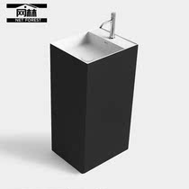 Net forest matt black square integrated independent type washbasin Wash Basin Post Basin Floor-style washbasin Customized