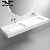 Minimalist home hotel folk juku wash basin hanging wall-style washbasin bathroom washbasin double-basin custom