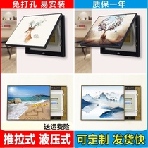 Home decoration distribution box slide rail decorative painting panel cover empty box indoor power distribution cabinet hydraulic cover wire box master switch