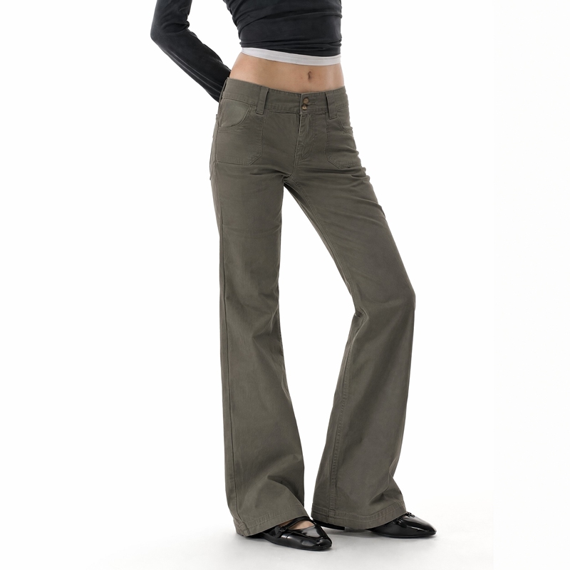 My Fairy | My-511 | (Tea Gray Cow) ~ Low-Waisted, Slightly Flared, Slim-Fitting Jeans for Women My Fairy | My-511 | (Tea Gray Cow) ~ Low-Waisted, Slightly Flared, Slim-Fitting Jeans for Women