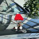 Mercedes-Benz car logo New Year's hat standing logo Little Red Riding Hood decoration New Year's hat scarf Spring Festival New Year's Day car decorations