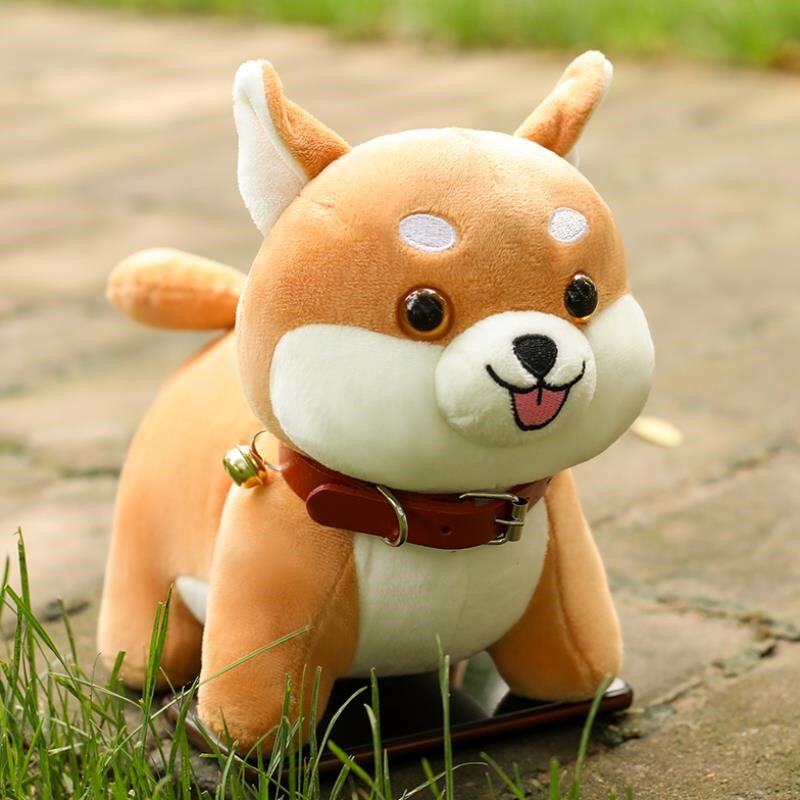 Cute Shiba Dog Doll Pillow for Children Sleeping Birthday Gift Bed Puppet Dog Plush Doll Toy