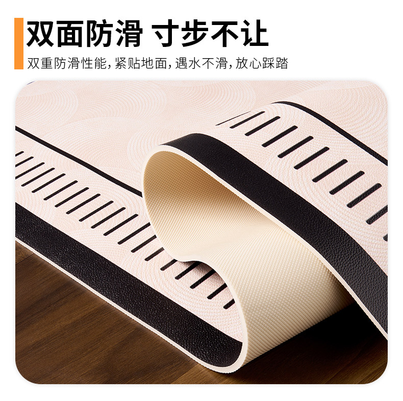 2026 New Model Entryway Doormat, Medieval Style Leather Entrance Mat, Non-Slip, Dirt-Resistant, Customizable, Wholesale Entryway Carpet
