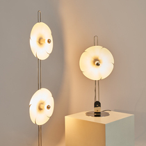 Nordic classic medieval creative floor lamp designer living room bedroom study vertical stainless steel retro lamps