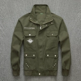 Осенняя мужская хлопковая износостойкая куртка для работы, защита от ожогов