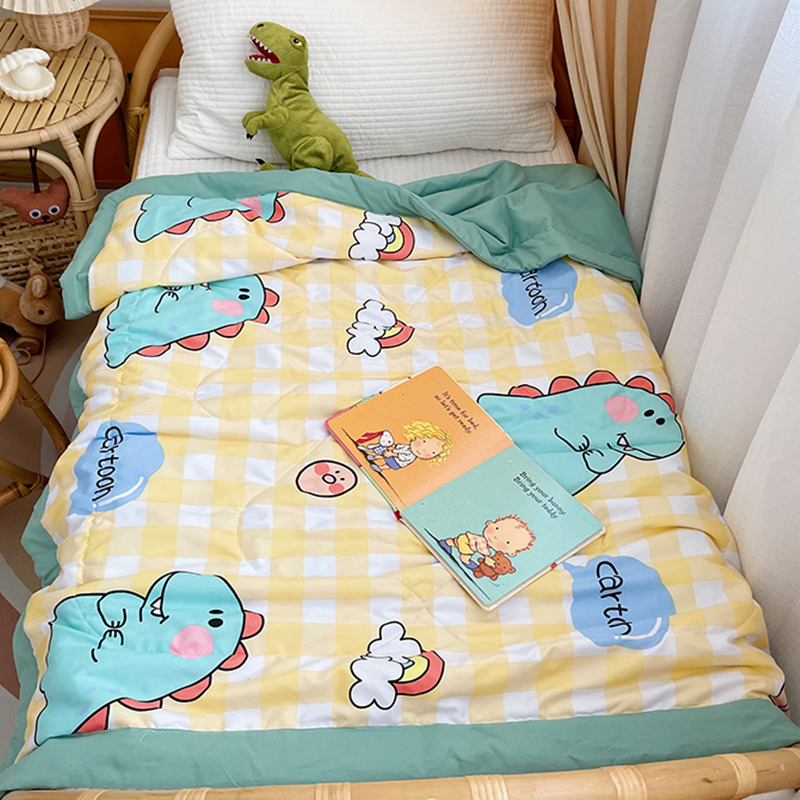 Summer children's kindergarten nap air conditioning quilt baby quilt core can be machine washed baby quilt spring and autumn summer cool quilt thin