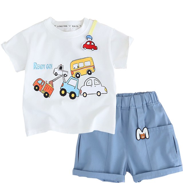Kaisy Longyan Cute Pure Cotton Two-Piece Set in Summer