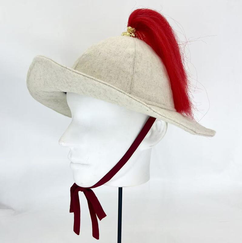 Replica of Fan Yang's Hat, Imitation Rolled-Brimmed Felt Hat, Lin Chong Hat, Traditional Chinese Clothing, Chuanwang Hat, Song and Ming Dynasty Clothing