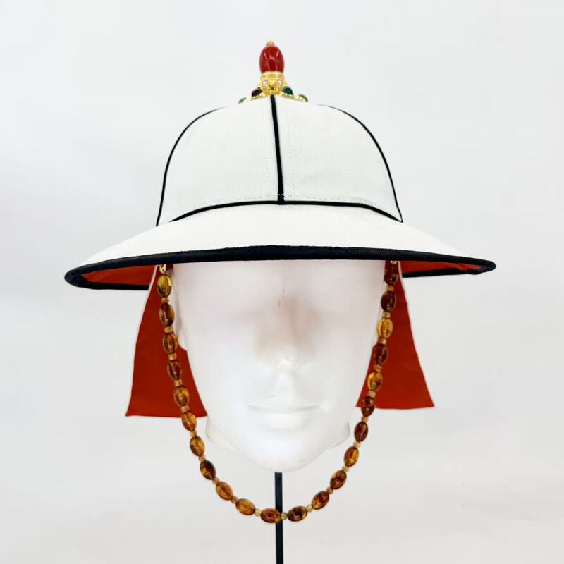 Yuan Dynasty Style Cymbal Hat, Retro Sun Hat, Mongolian Cool Hat, Traditional Clothing Yuan Dynasty Style Cymbal Hat, Retro Sun Hat, Mongolian Cool Hat, Traditional Clothing