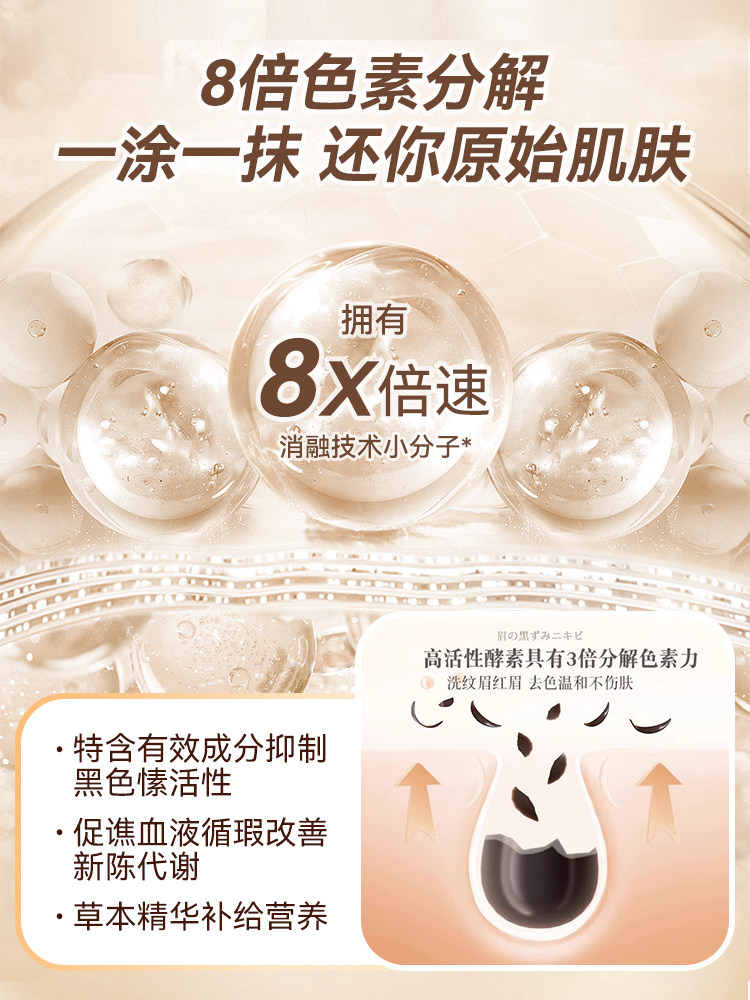 Eyebrow Bleaching Agent, Eyebrow Wash, Tattoo Removal, Red Eyebrow Removal, Tattoo Removal, Eyeliner Removal, Quick Fade, Eyebrow Washing Machine, Non-Invasive Tool