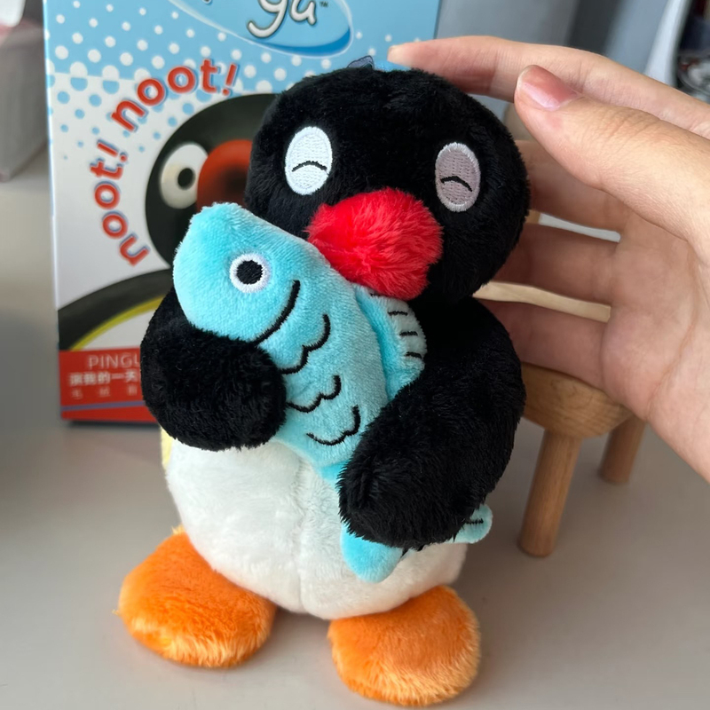 Funny Penguin Pingu Plush Doll Creative Toy Pendant Backpack Keychain Car Decoration Gift Funny Penguin Pingu Plush Doll Creative Toy Pendant Backpack Keychain Car Decoration Gift