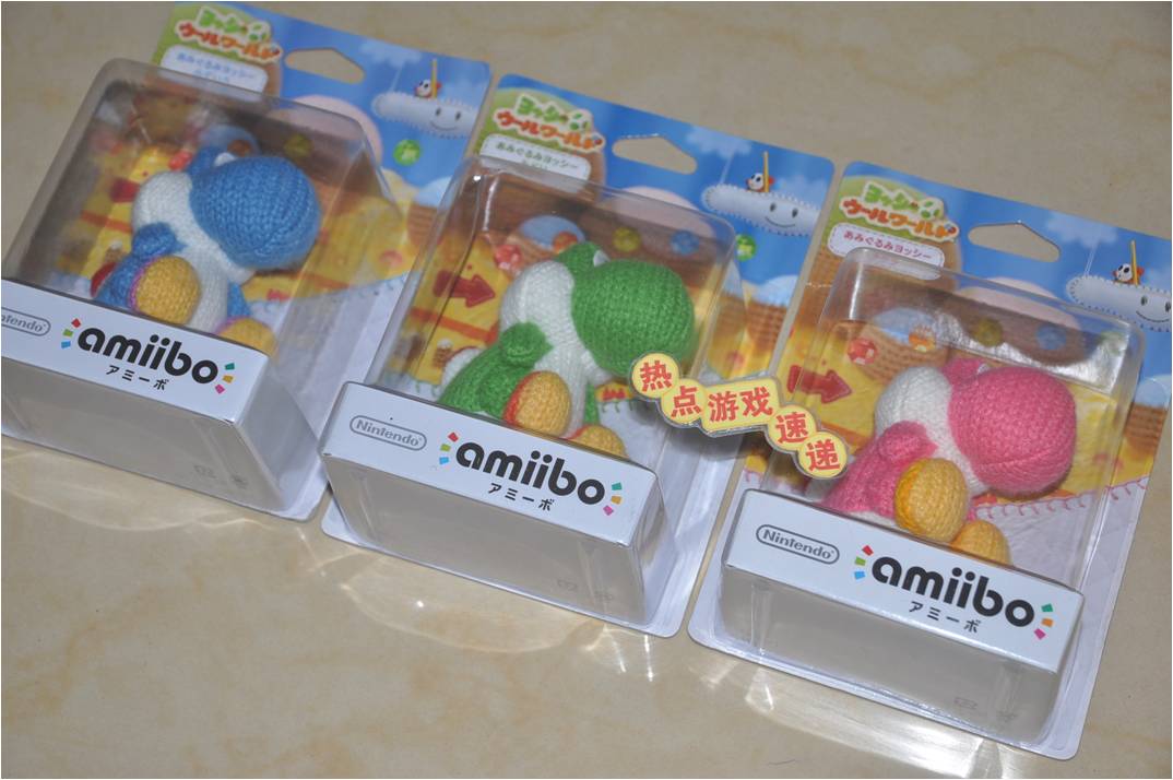 New day version spot Nintendo Amibo airy line dazzling pink green blue