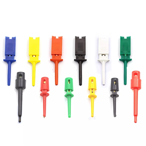 Тип крючка, тестовый зажим, инструментальный тестовый крюк, силовой тестовый крюк, мультиметр, проводной зажим с плоским корпусом/большая головка