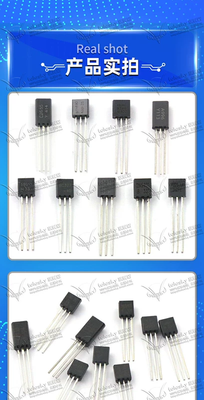 Transitor cắm S9014 S9011 BC327 HT7325 Transistor công suất thấp NPN TO-92 s8550
