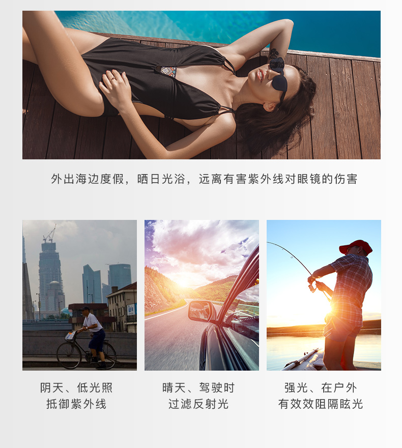宝岛眼镜旗下 目戏 墨镜夹片近视眼镜开车专用 图10