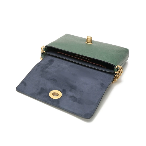 【Прямые продажи】 Тренерская женская маленькая сумка для поперечного плеча 1494 Сумка модных цепей сумки женская сумка женская сумка