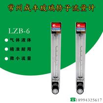 Custom Changzhou Chengfeng Glass rotor flow meter LZB-6 LZJ-6 Gas liquid air floater flow meter
