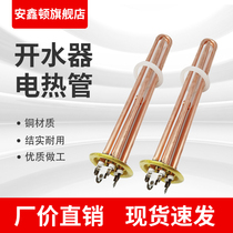 Water heater heating tube water heater copper electric heating tube 88 flange 380V 6KW 9KW 12220 V 3KW