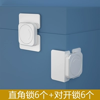 Угловой замок, прозрачная безвредная лента, 6 шт, 6 шт, не оставляет следов