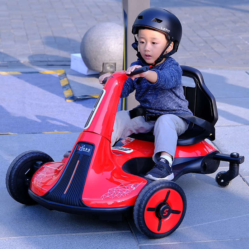 Bedochic children electric car toddler four-wheel car toy car baby carrier drift car adult kardin car can be seated