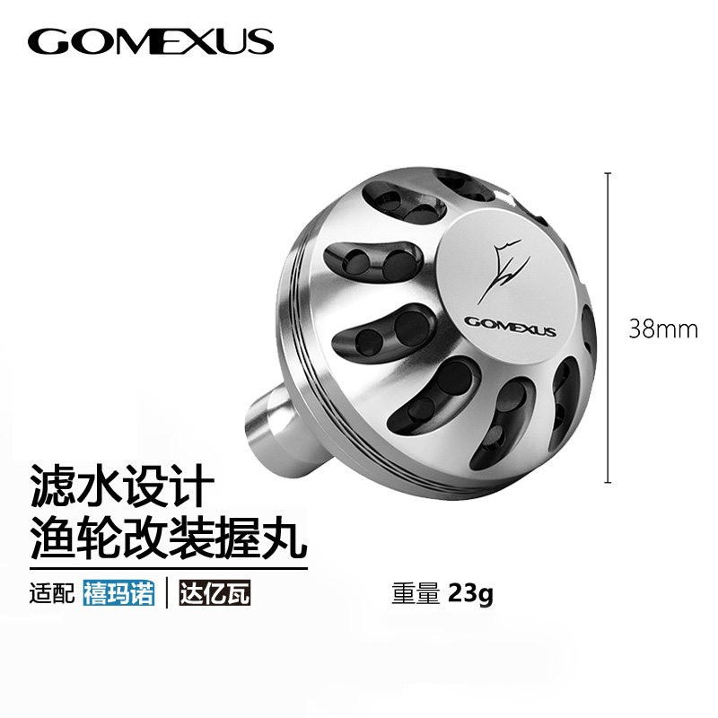 Gomexus Spinning Reel with Spherical Handle, Shimano Stelastick Drum Reel for Sea Fishing Jigging