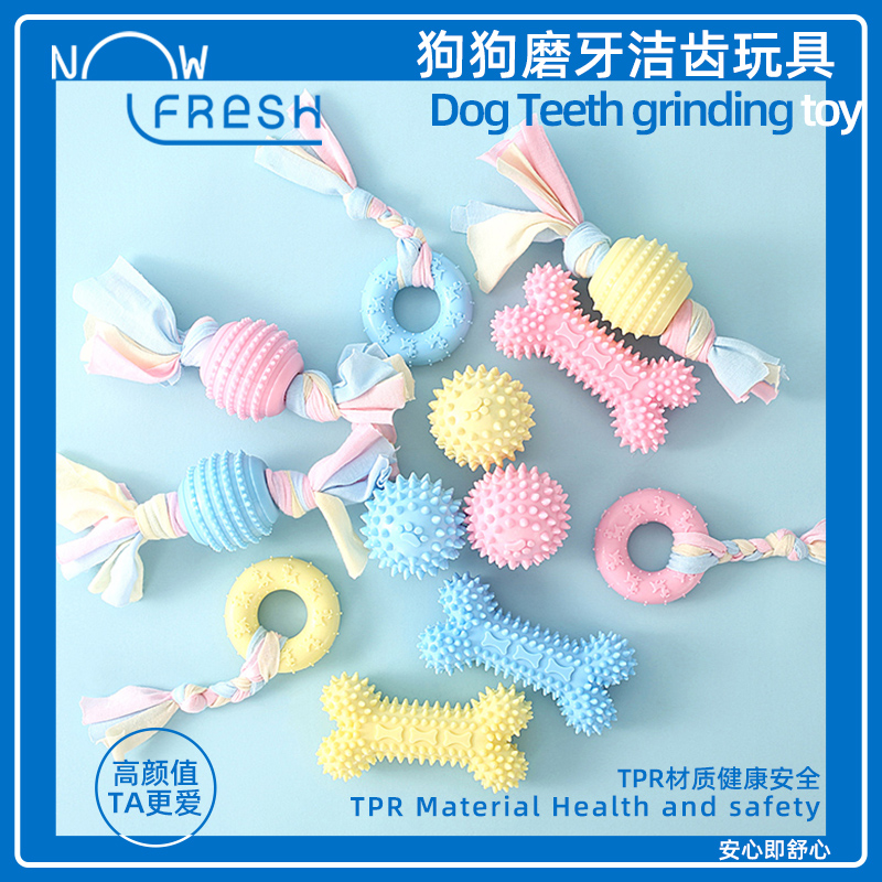 Dog toy ball bite-resistant boredom molar stick puppies puppy chew rubber toy Teddy Corgi Bianmu rubber ball