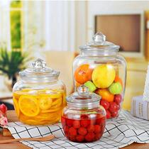 Kimchi Tan Sub Glass Miscellaneous Grain Seal Tank Large Number Transparent Kitchen Containing Food Tea White Candy Bottle Pickle Vat