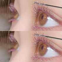 Fairy Tears Broken Diamond Mascara Waterproof Lengthening No Blurting No Removal Makeup Beginners Glossy Eyes