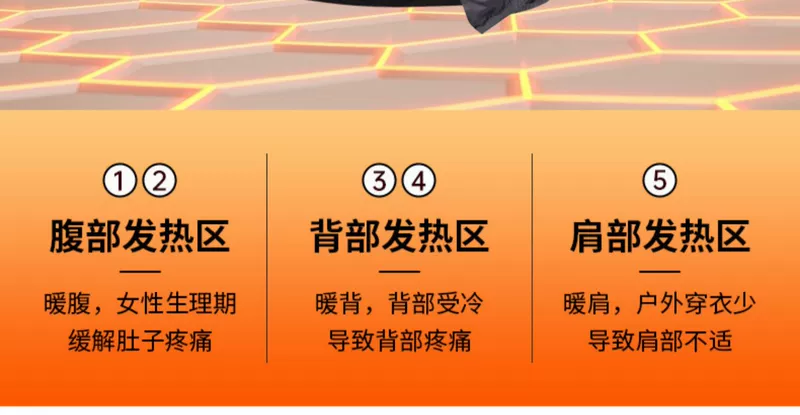 Áo sưởi điện cho nam, áo sưởi ấm thông minh sạc cho nữ, quần áo cổ đứng, đồ tạo tác giữ ấm và chống lạnh toàn thân mùa đông