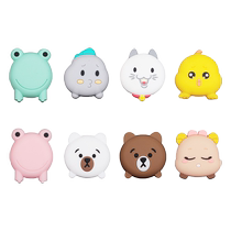 Door handle anti-collision pad cartoon wall sticker door sticker household bedside refrigerator door back silicone door handle lock anti-collision artifact