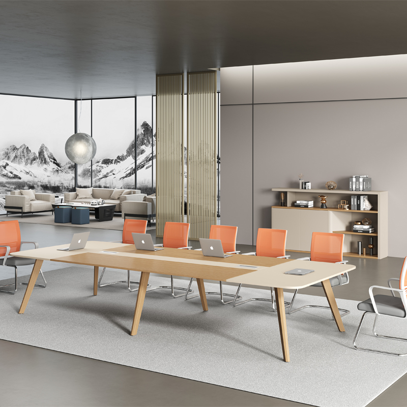 Conference Table Long Table and Chair Combination Simple Modern Long Table Office Furniture Employee Training Table Small Negotiation Table Conference Table Long Table and Chair Combination Simple Modern Long Table Office Furniture Employee Training Table Small Negotiation Table