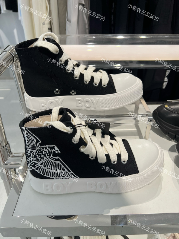[Direct from the Store] Boy London 24 Black Eagle Canvas Shoes B241N7900502 Original Price 599