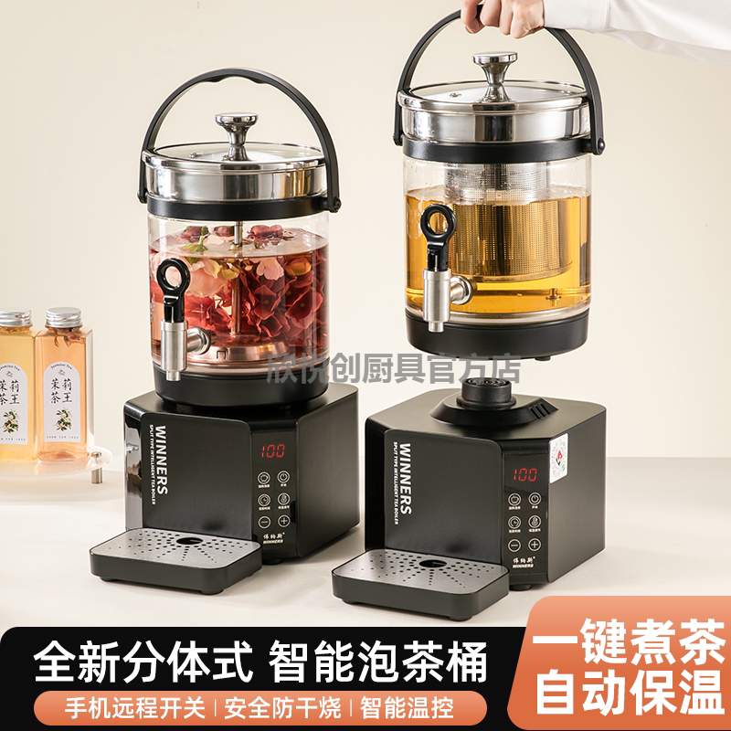 Fully Automatic Tea Maker, Traditional Chinese Medicine Decoction Machine, Multifunctional Herbal Tea Machine, Large-Capacity Health Pot, Intelligent Tea Brewing Bucket