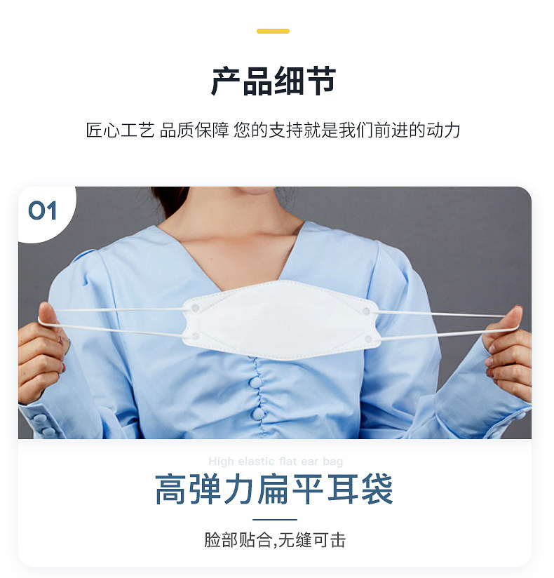 KF94 鱼嘴4D立体口罩 30只 图7
