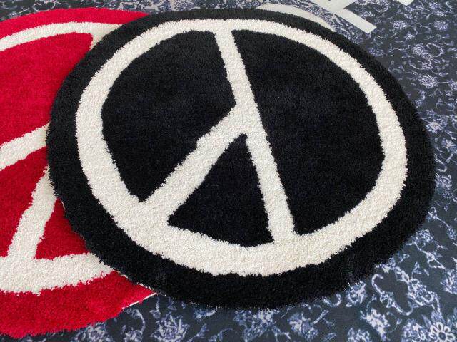 ковер 潮牌 peaceminusone权志龙同款pmo反战地毯 ins网红装饰防潮地垫