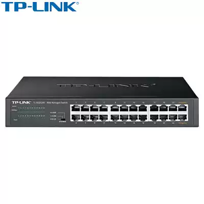 TP-LINK universal TL-SG2024D 24 ports full gigabit network management switch port mirror convergence port isolation monitoring convergence Qos bandwidth control VLAN Division 2