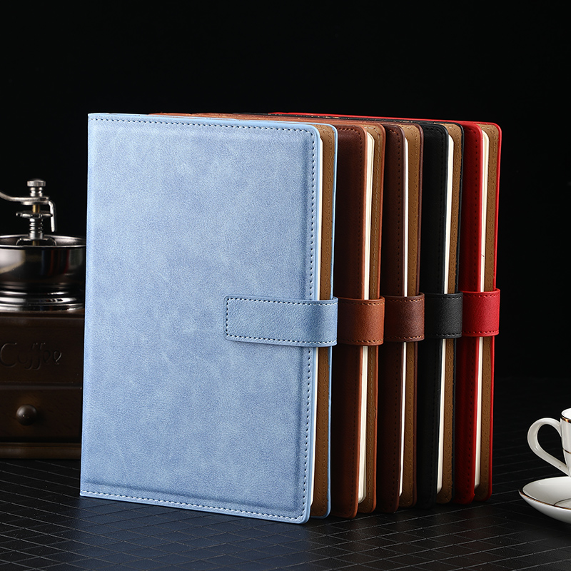 Business Notebook stationery a5 Benko Literary Arts Refinement Day Book undergraduate Students Stereo hard leather noodles Proceedings This office Work Thickened Notepad Customised LOGO Notebook