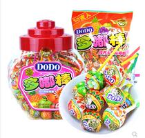 Xufu New Kee Lollipop net Red multi-doodle stick barrel DO comprehensive fruit flavor 108 childrens candy snack sugar